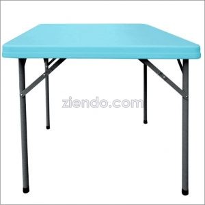 Lifetime Square Folding Table-Light Blue