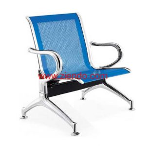 Single Airport Visitors Chair-Blue