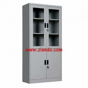 Metal Glass Doors File Cabinet