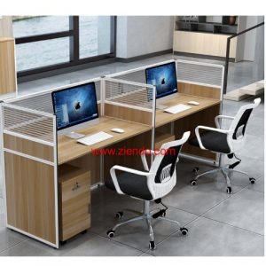 Office 2 Seater Workstation Table-Maple