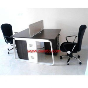 Gusto Modern 2 Seater Workstation Table