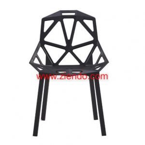 Amadeo Plastic Chair Black