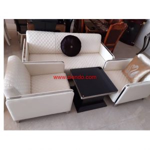 Swess 5 Seater Office Sofa White