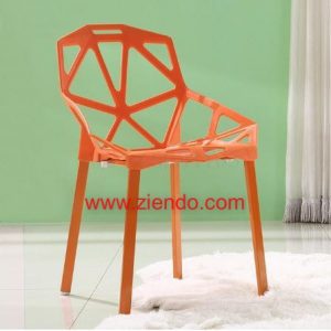 Amadeo Plastic Chair Orange