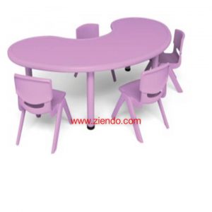 Halfmoon Pink Multipurpose Kids Activity Table Set