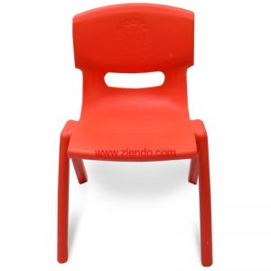 Kids Red Plastic Stackable Chair