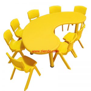 Halfmoon Yellow Multipurpose Kids Activity Table Set