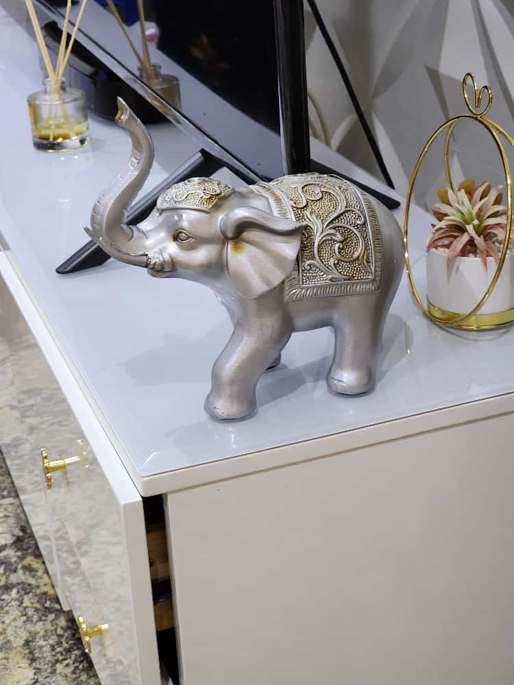 Polished Metal Elephant,