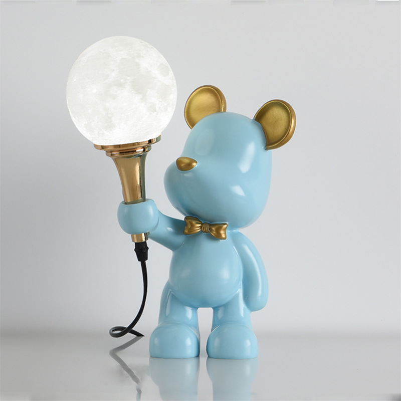 Bear Table Lamp Decoration Light Luxury Home