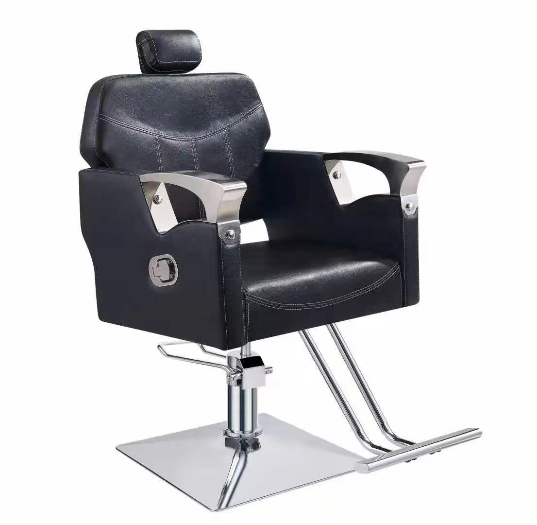Black Luxury Model Sofa Salon Chair