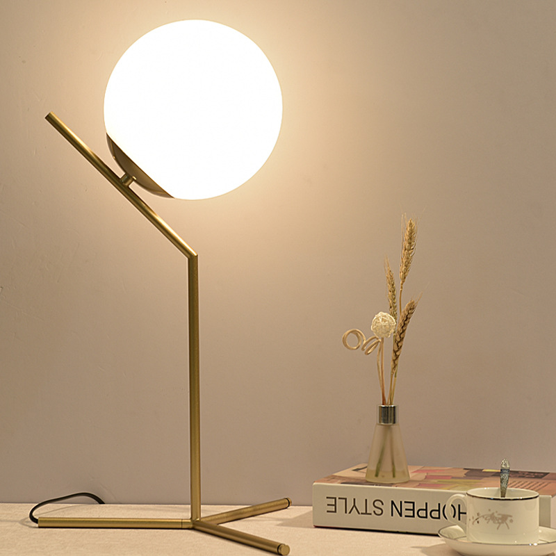 Modern Table Lamp Glass Ball