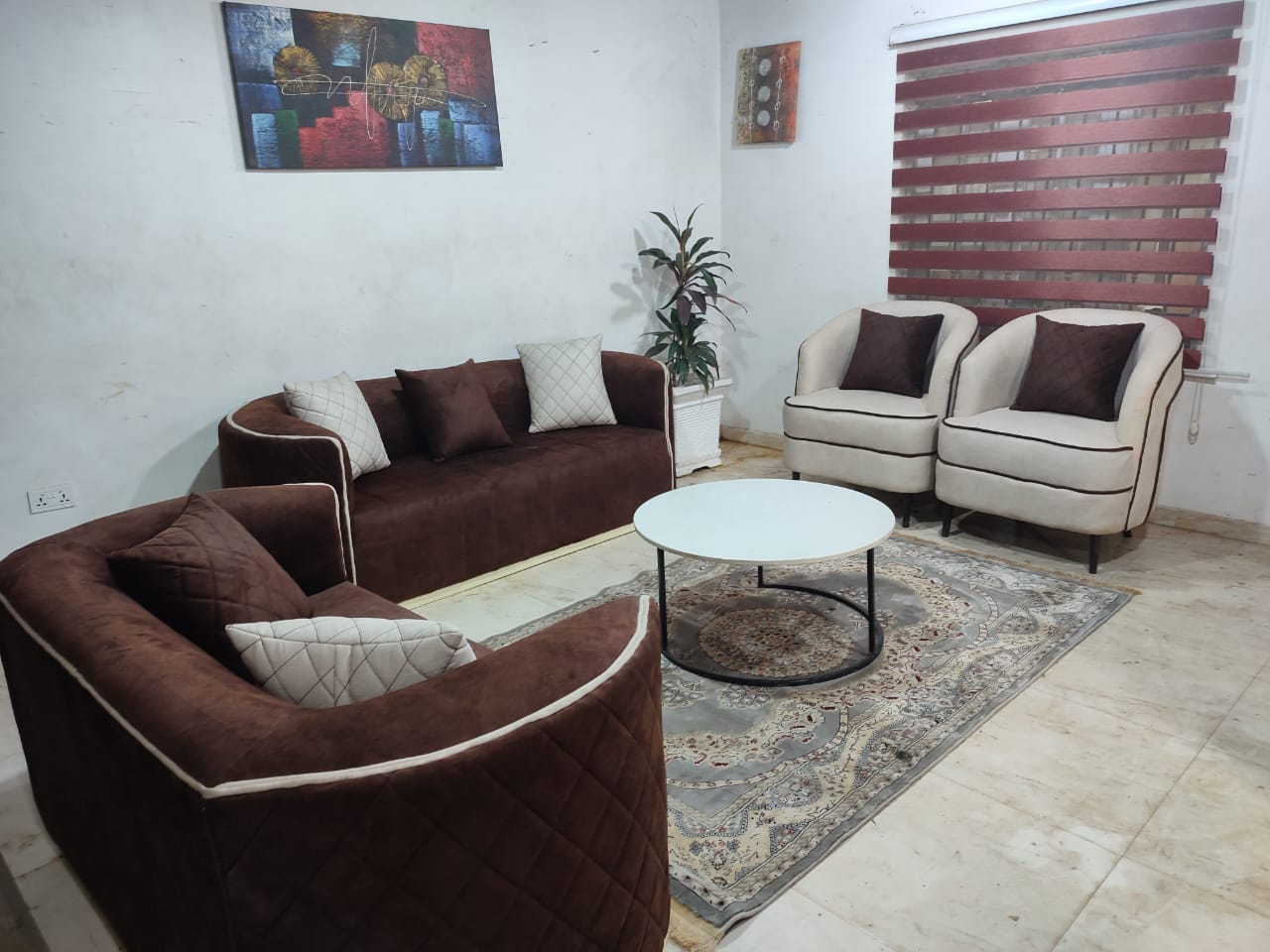 Savalen Leatherette 7-Sofa Set