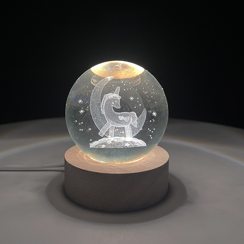 Wholesale Unicorn Crystal Ball LED`