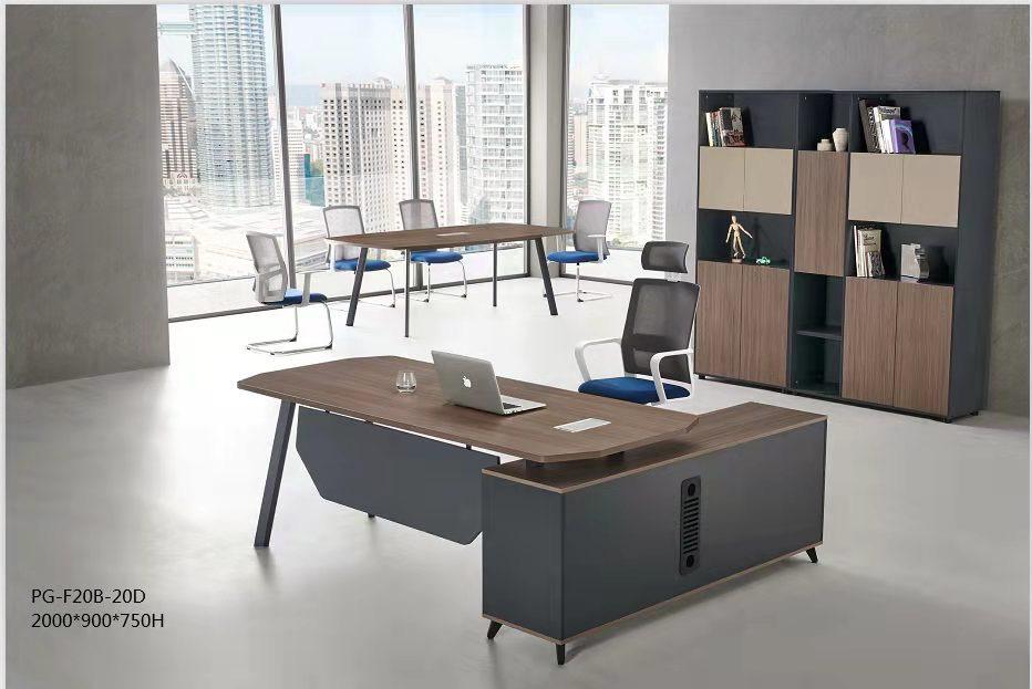 Aluminium Luxury Office Desks Boss Office Table